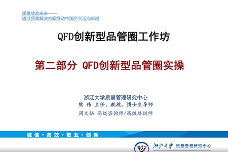 线上云培训QFD创新型工作坊